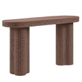 Sarova 59 Inch Natural Rattan Oval Console Table by Modway - EEI-7916