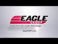 Eagle Group CP20-C Mobile Wire Shelving Caster Post, 20"H, Chrome, Grooved