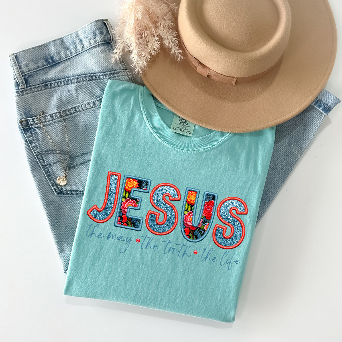 Jesus The Way The Truth The Life Graphic Tee
