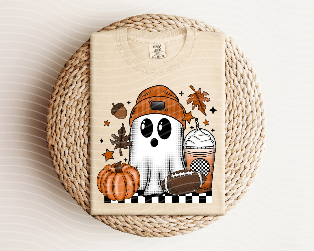 Football Ghost Graphic Tee