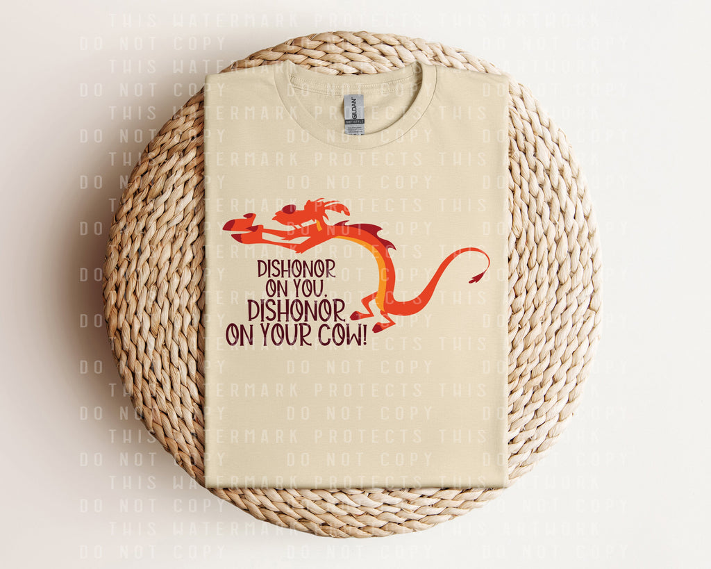 Dishonor on You Dishonor on Your Cow Graphic Tee