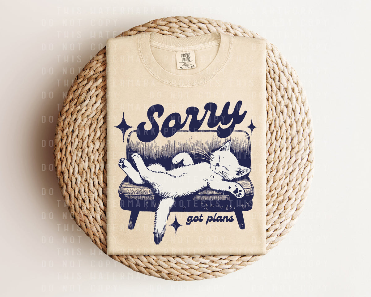 Sorry Got Plans Graphic Tee
