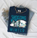Snoozing My Way Through Winter Graphic Tee