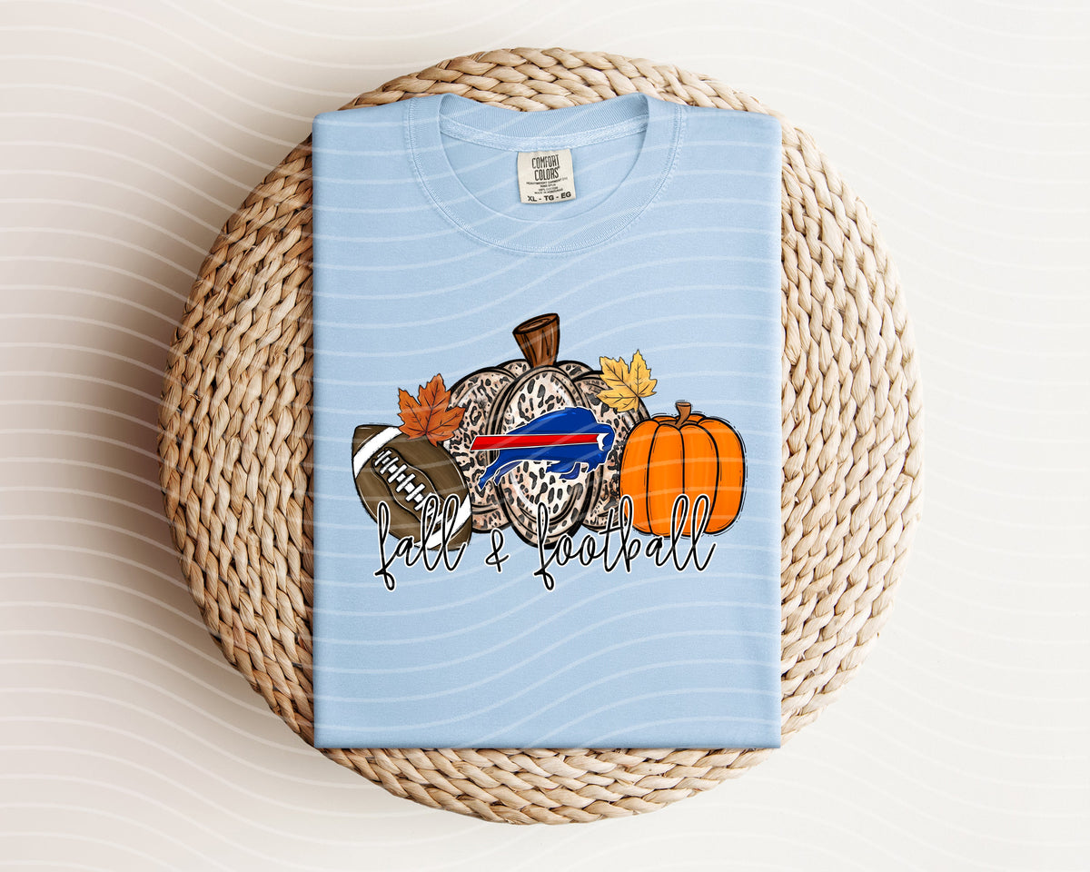 Fall & Football Bills Graphic Tee