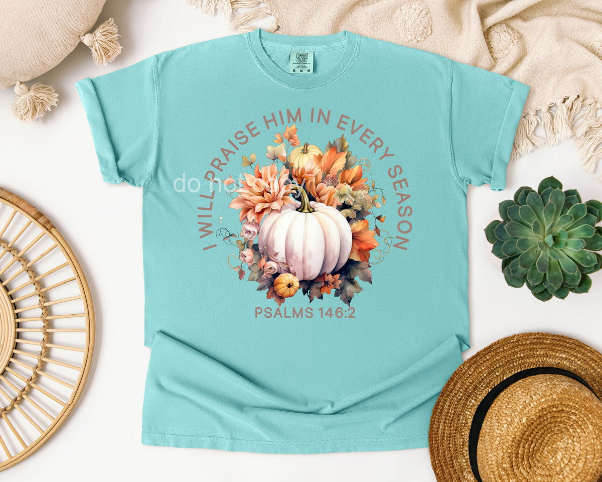 I Will Praise Him in Every Season Graphic Tee