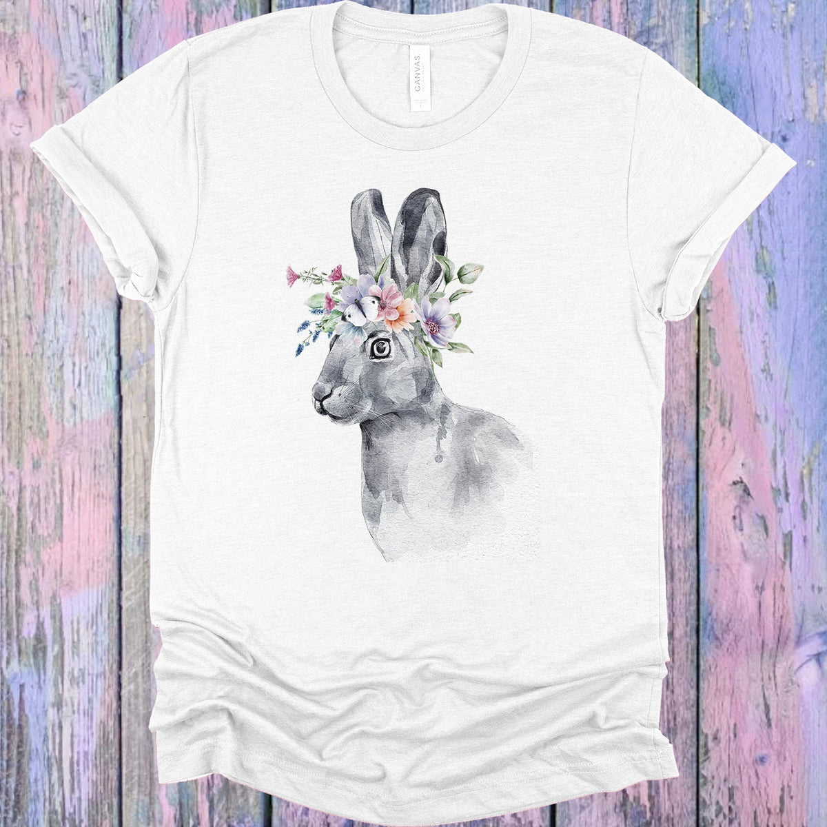 Floral Hare Graphic Tee