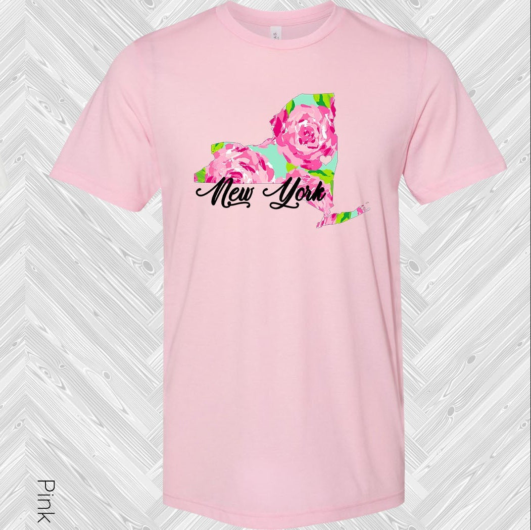 Floral NY Graphic Tee
