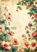 Queen of Hearts - Folkart Background 2