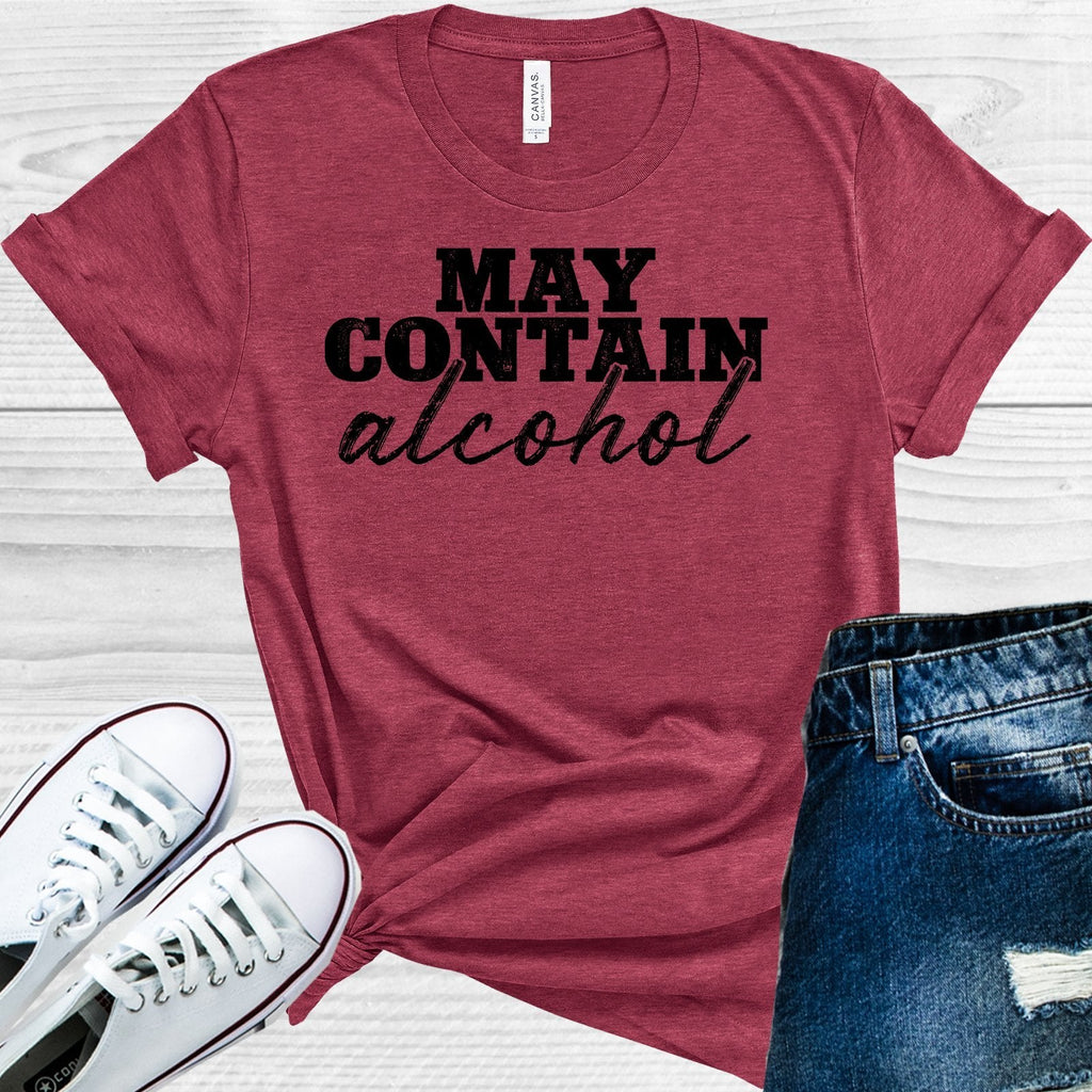 May Contain Alcohol Graphic Tee