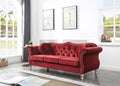 Hollywood G0669A-S Sofa in Burgundy