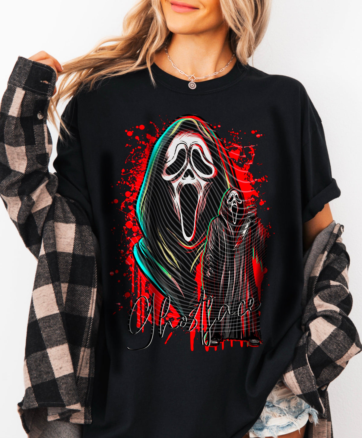 Ghostface Slice and Dice Graphic Tee