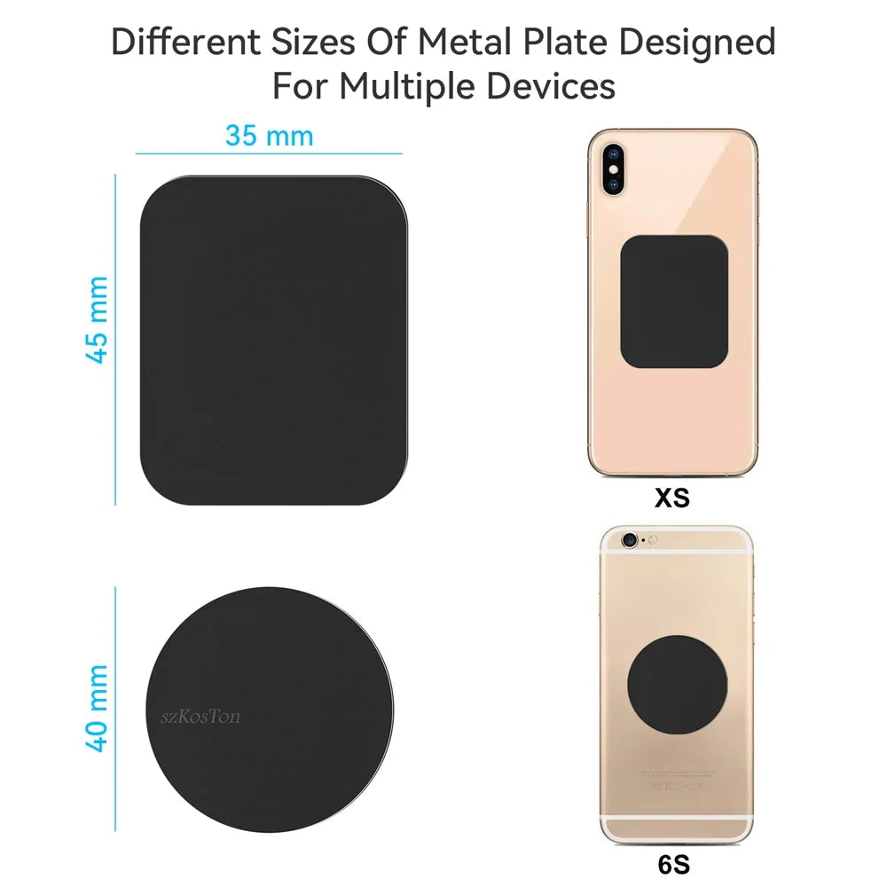 Magnetic Phone Plate Sticker | Universal Car Mount Magnet for Phone Holder