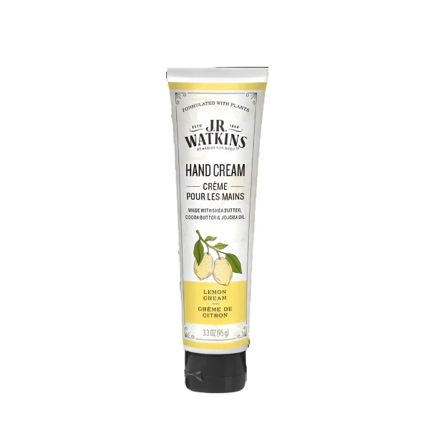J.R. Watkins Lemon Cream Hand Cream 3.3 oz
