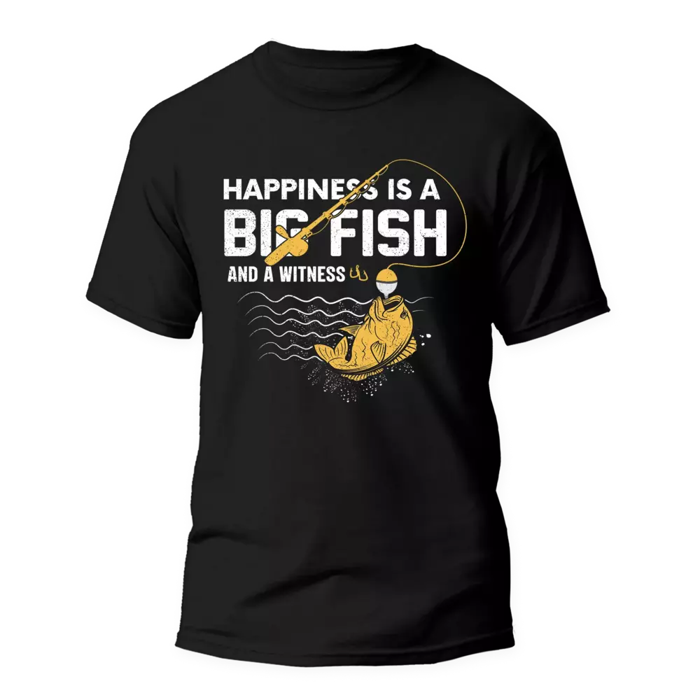 Happiness Is A Big Fish Man T-Shirt