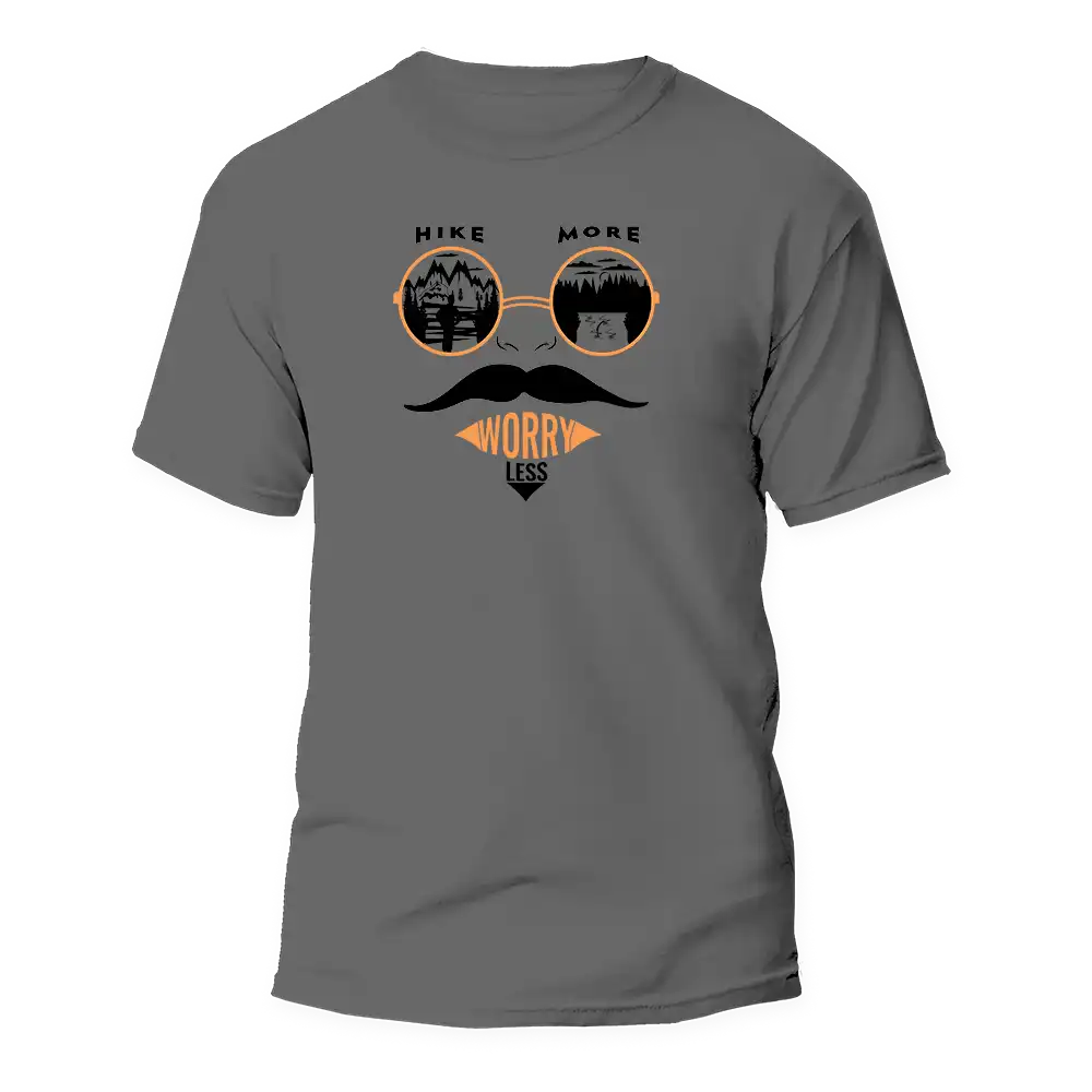 Hike More Worry Less Man T-Shirt