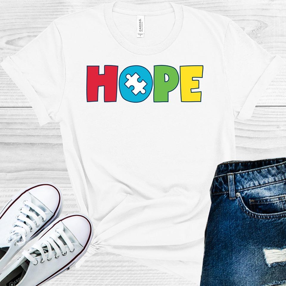 Hope Autism Awareness Graphic Tee