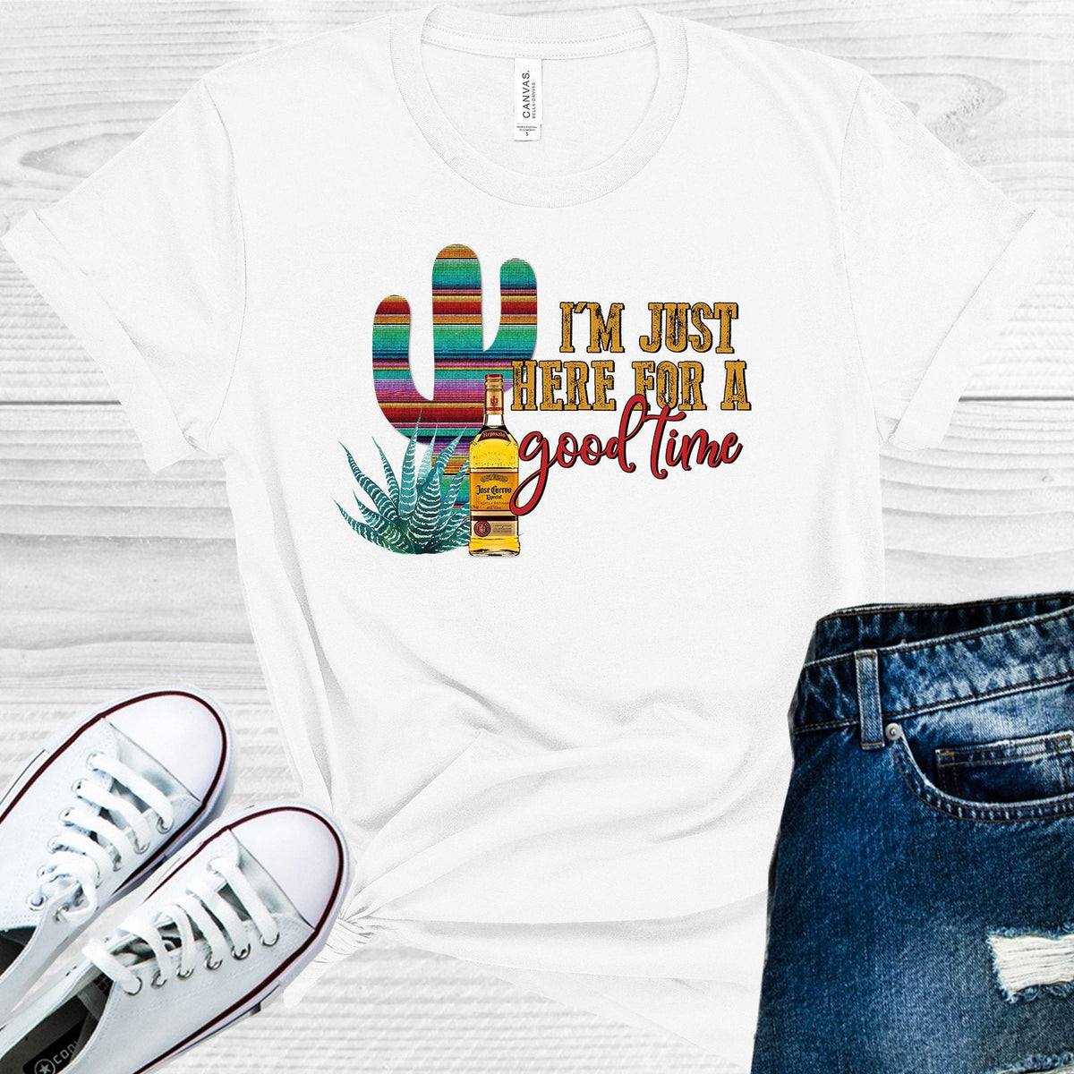 I'm Just Here for a Good Time Graphic Tee