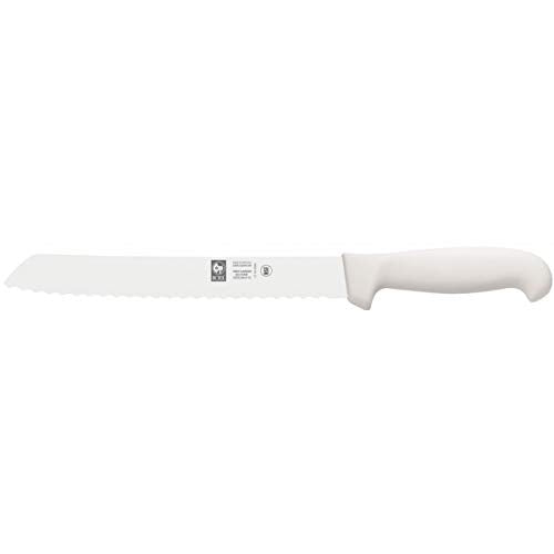 Icel Bread Knife (White, Serrated)