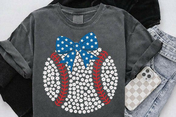 Floral Baseball Graphic Tee