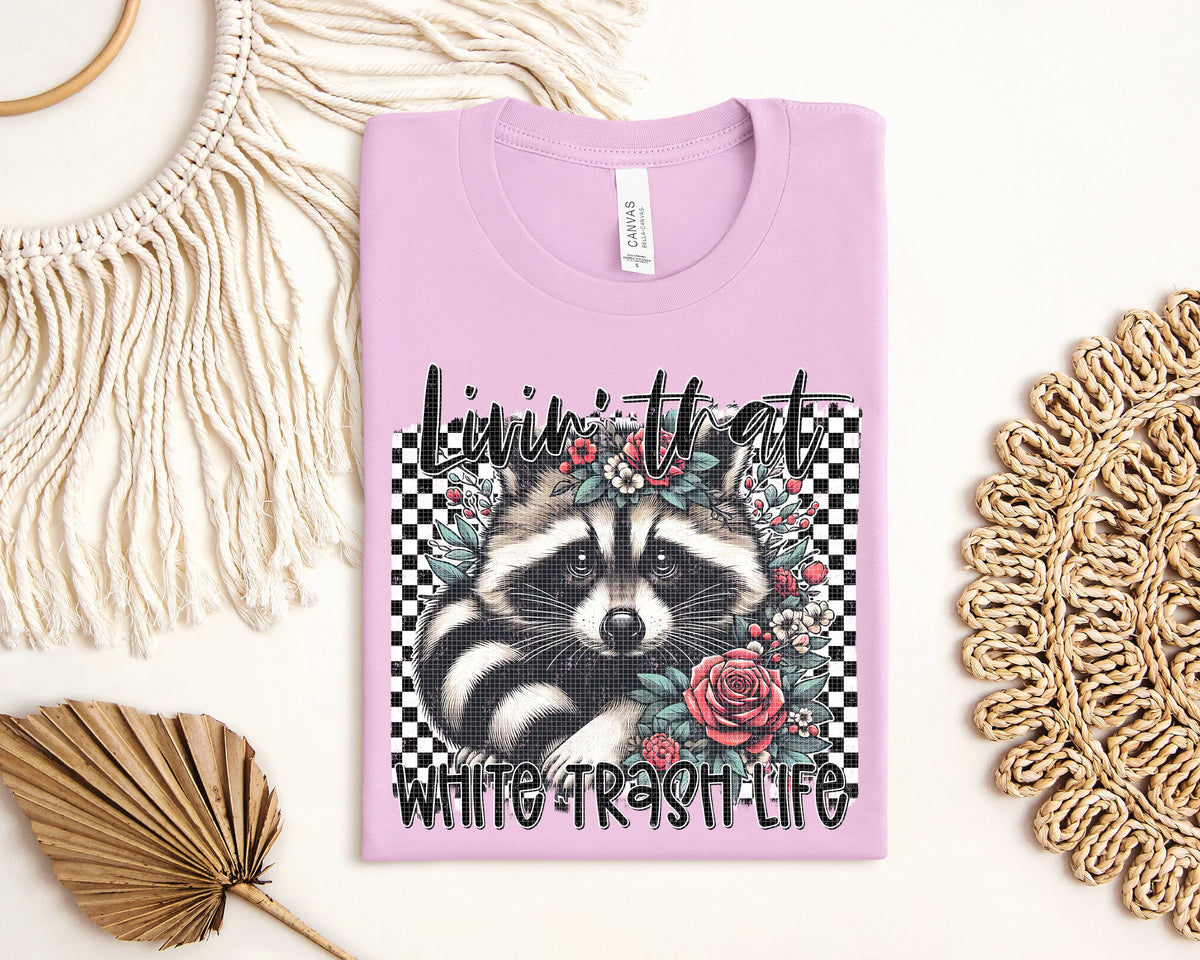 Livin' That White Trash Life Graphic Tee
