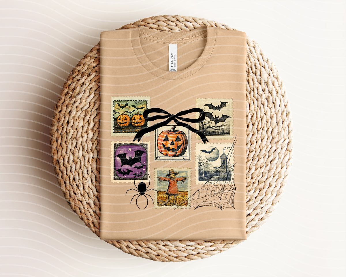 Spooky Stamps Graphic Tee