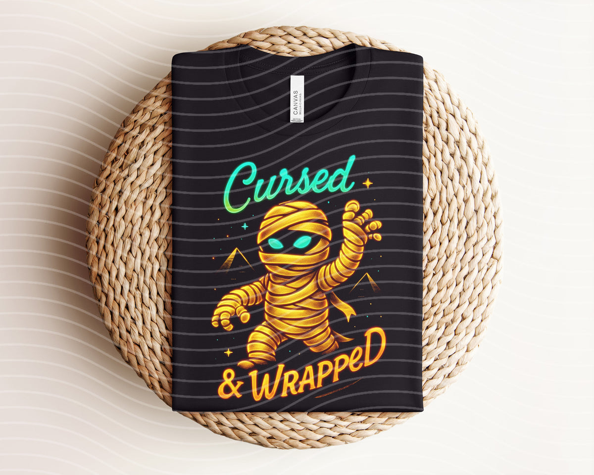 Cursed & Wrapped Neon Graphic Tee