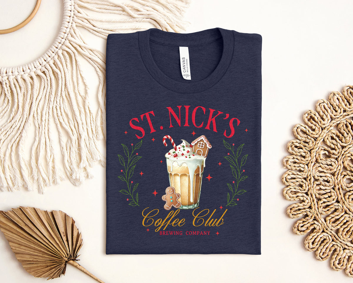 St. Nick's Coffee Club Graphic Tee
