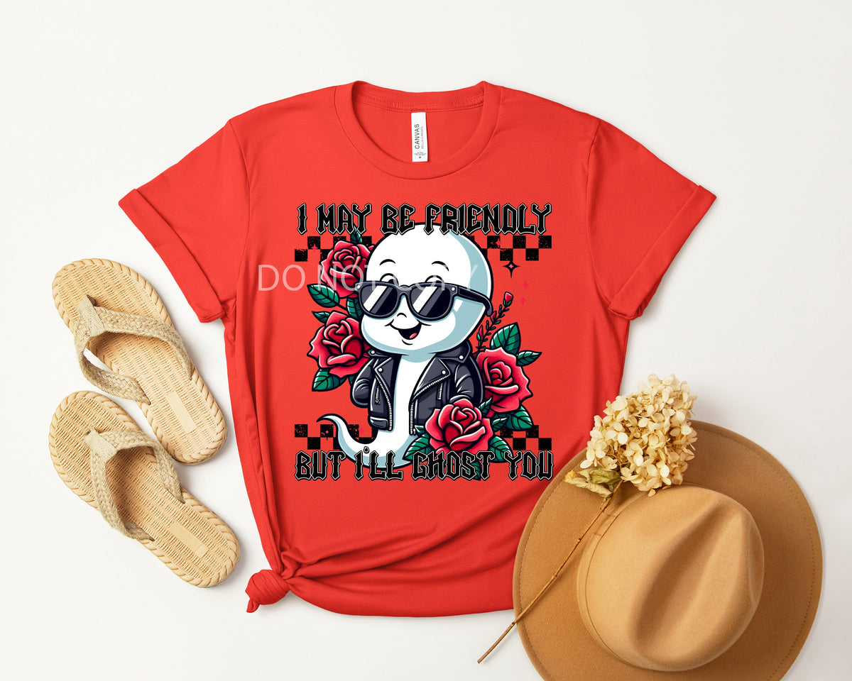 I May Be Friendly Graphic Tee