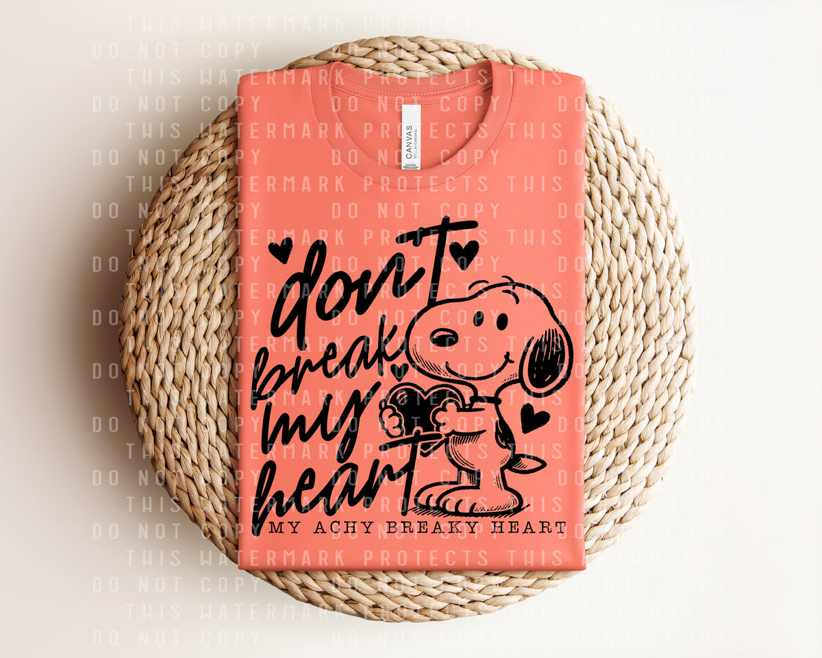 Don't Break My Heart Graphic Tee