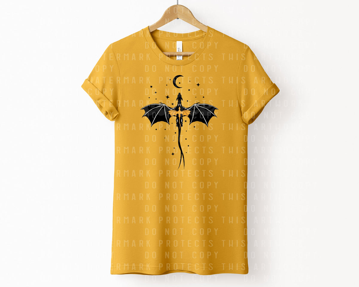 Fourth Wing Dragon Graphic Tee