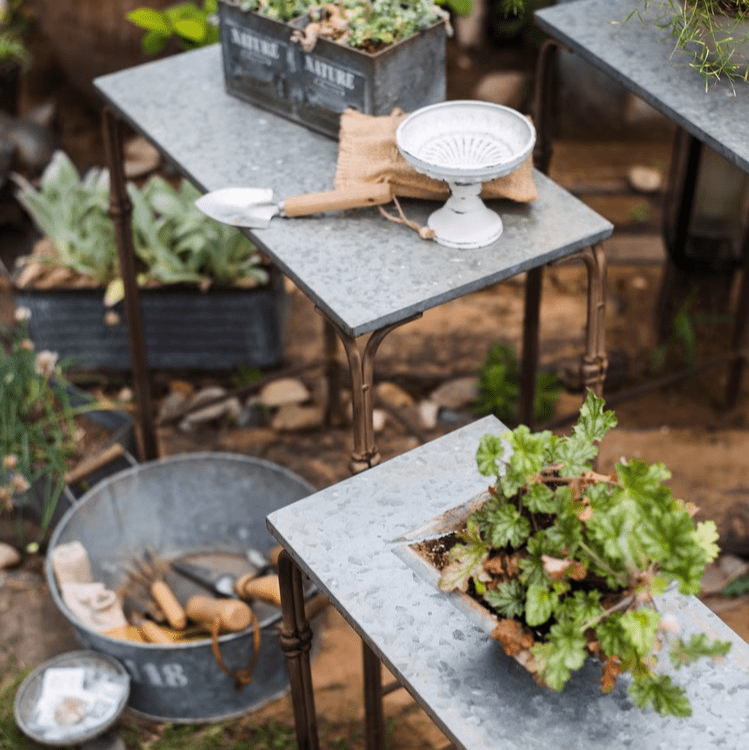 Backyard Metal Plant Stands