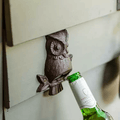 Rustic Owl Cast Iron Bottle Opener