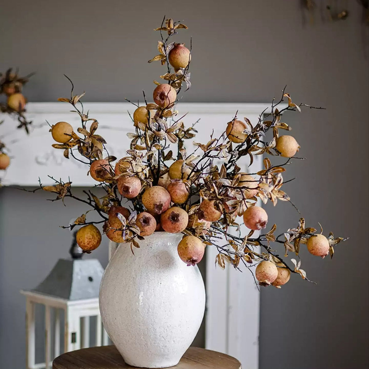 Rustic Pomegranate Stem – 35"