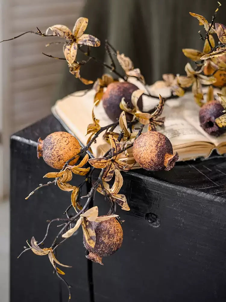 Rustic Pomegranate Stem – 35"