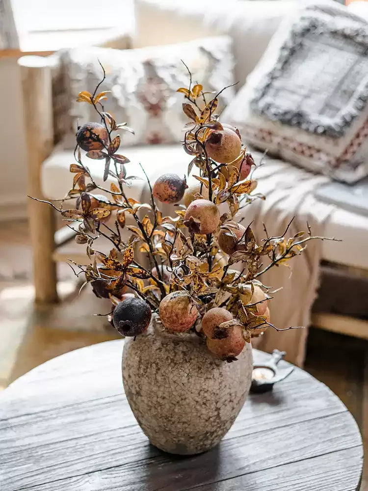 Rustic Pomegranate Stem – 35"