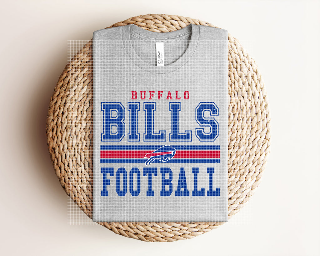Vintage Team Bills Graphic Tee