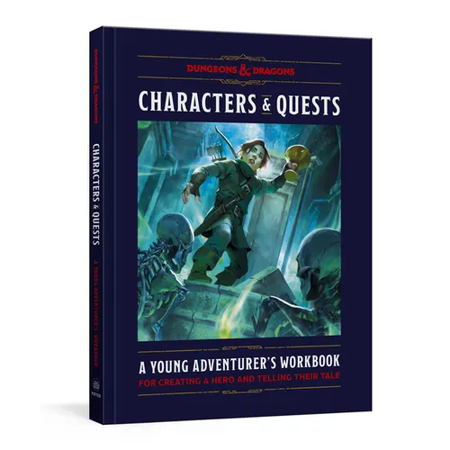 Characters & Quests (Dungeons & Dragons): A Young Adventurer's Workbook for Creating a Hero and Telling Their Tale - Hardcover
