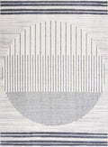 Thad Medium Gray Washable Area Rug