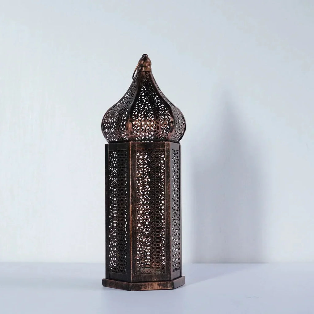 Lantern - LED Iron Moroccan Retro
