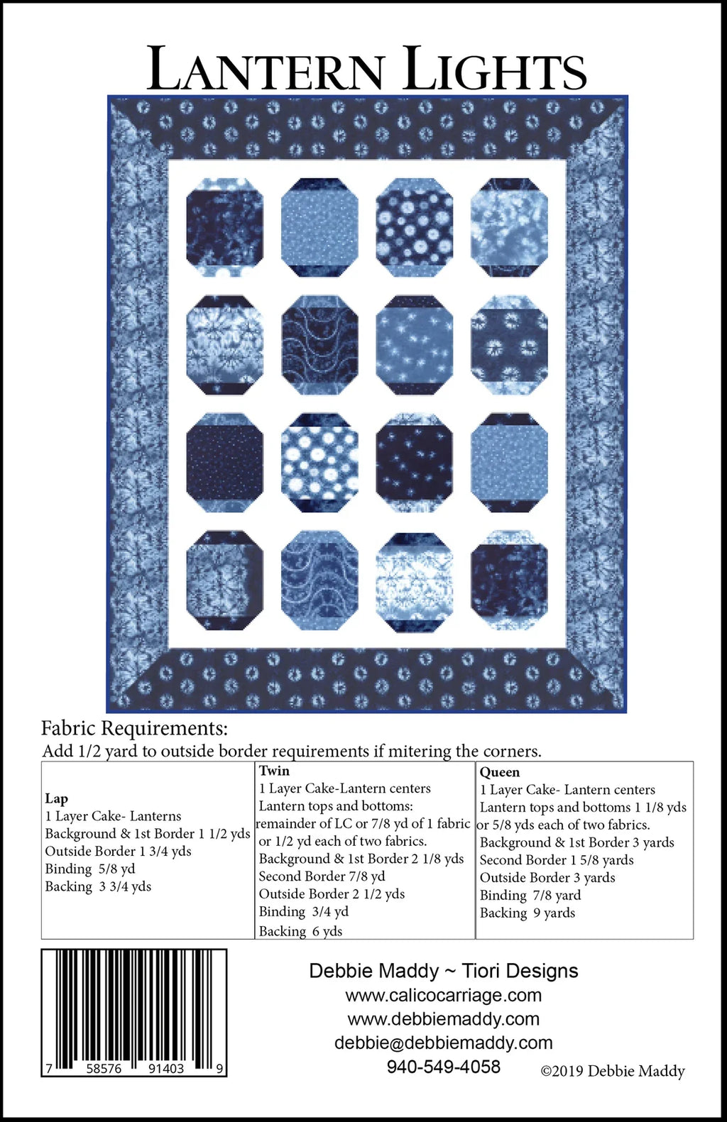 Lantern Lights Quilt Pattern