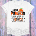 Little Pumpkin with a Lot of Spice Graphic Tee