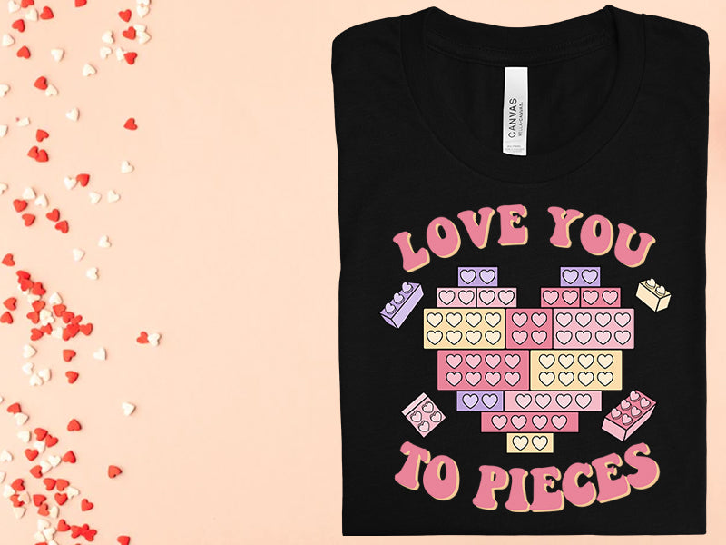 Love You to Pieces Graphic Tee