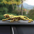 Luxury Running Leopard Car Dashboard Figurine for Home & Office Decor
