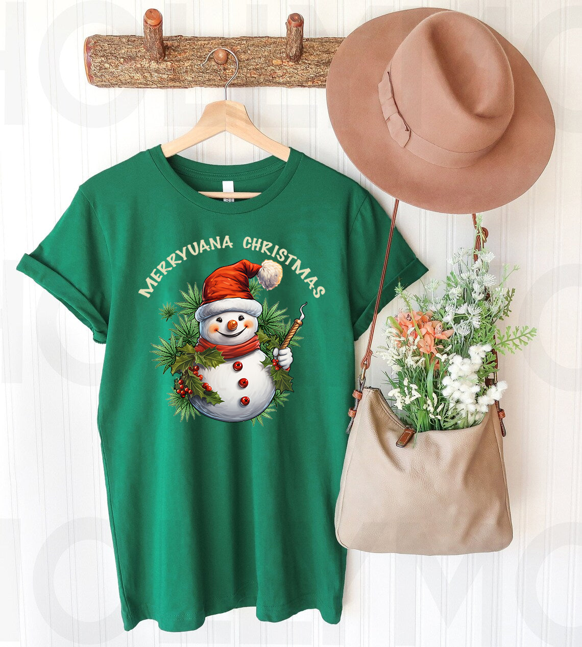 Merryuana Christmas Graphic Tee