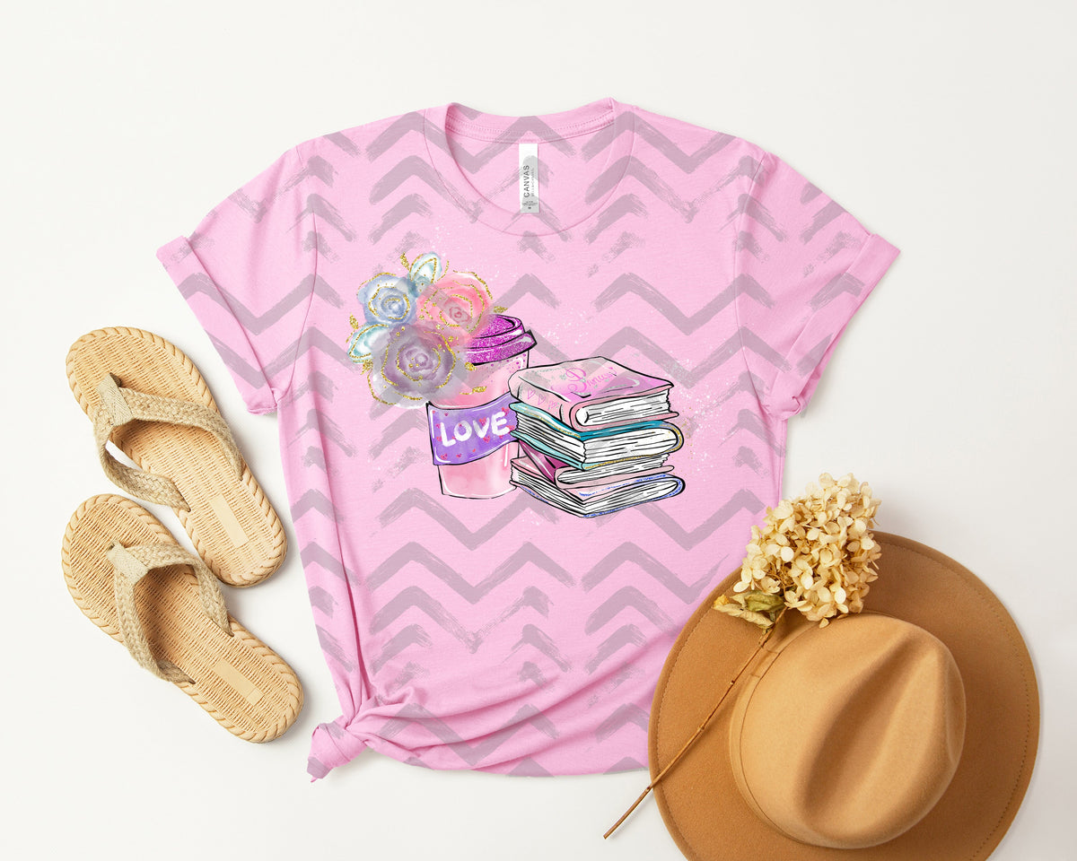 Love Books Graphic Tee