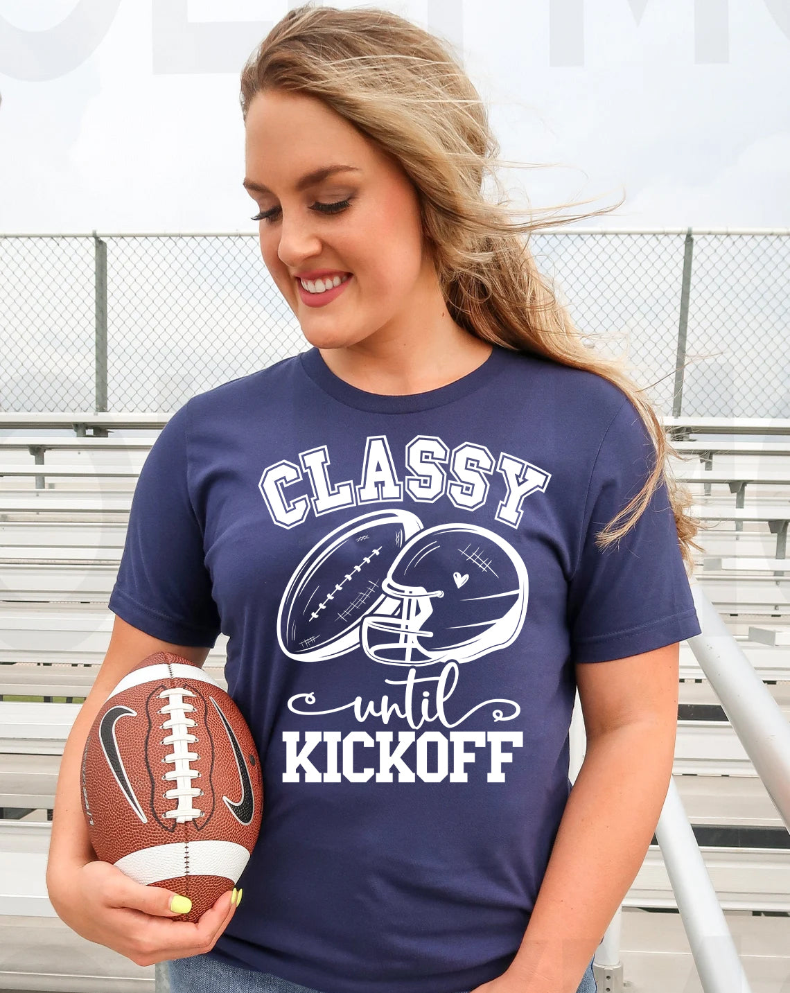 Classy Until Kickoff Graphic Tee