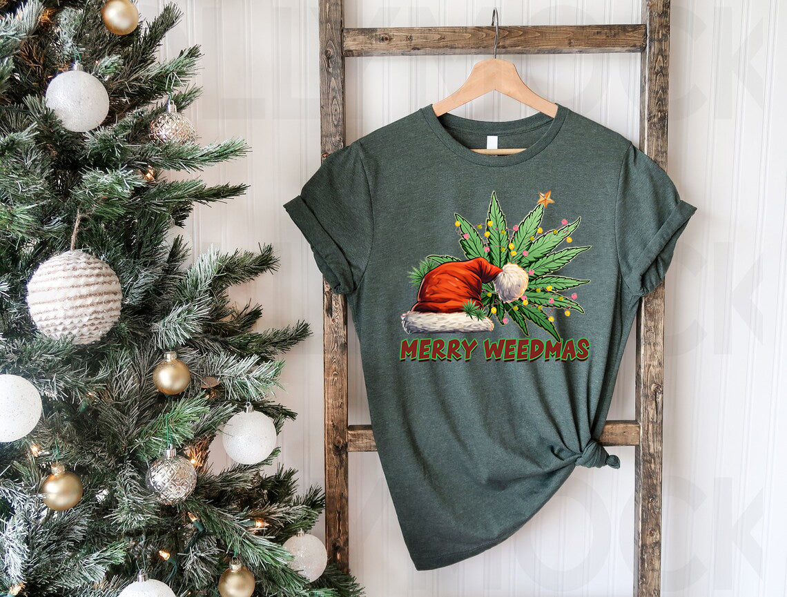 Merry Weedmas Graphic Tee