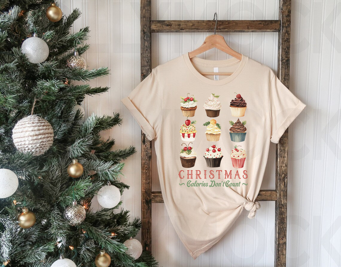 Christmas Calories Don't Count Graphic Tee