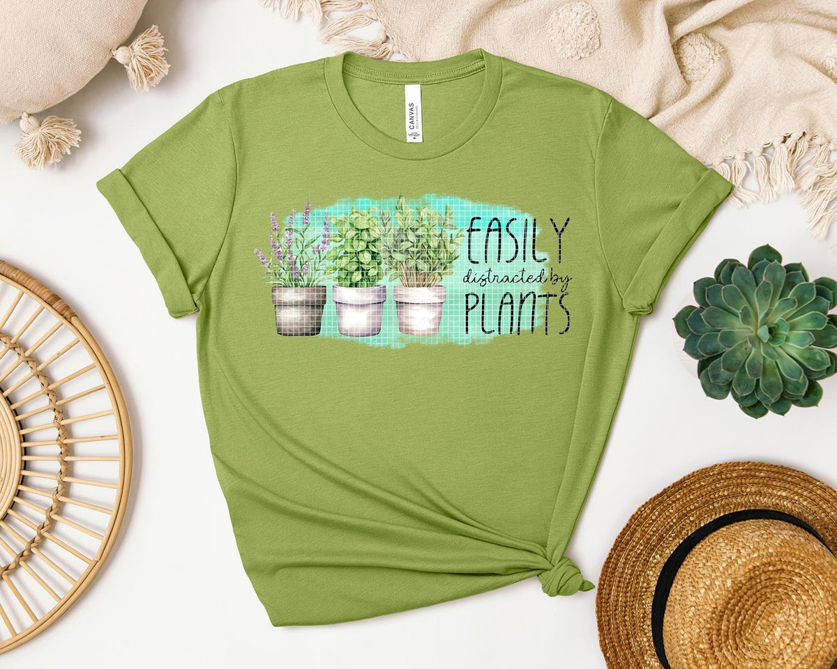 Easily Distracted by Plants Graphic Tee