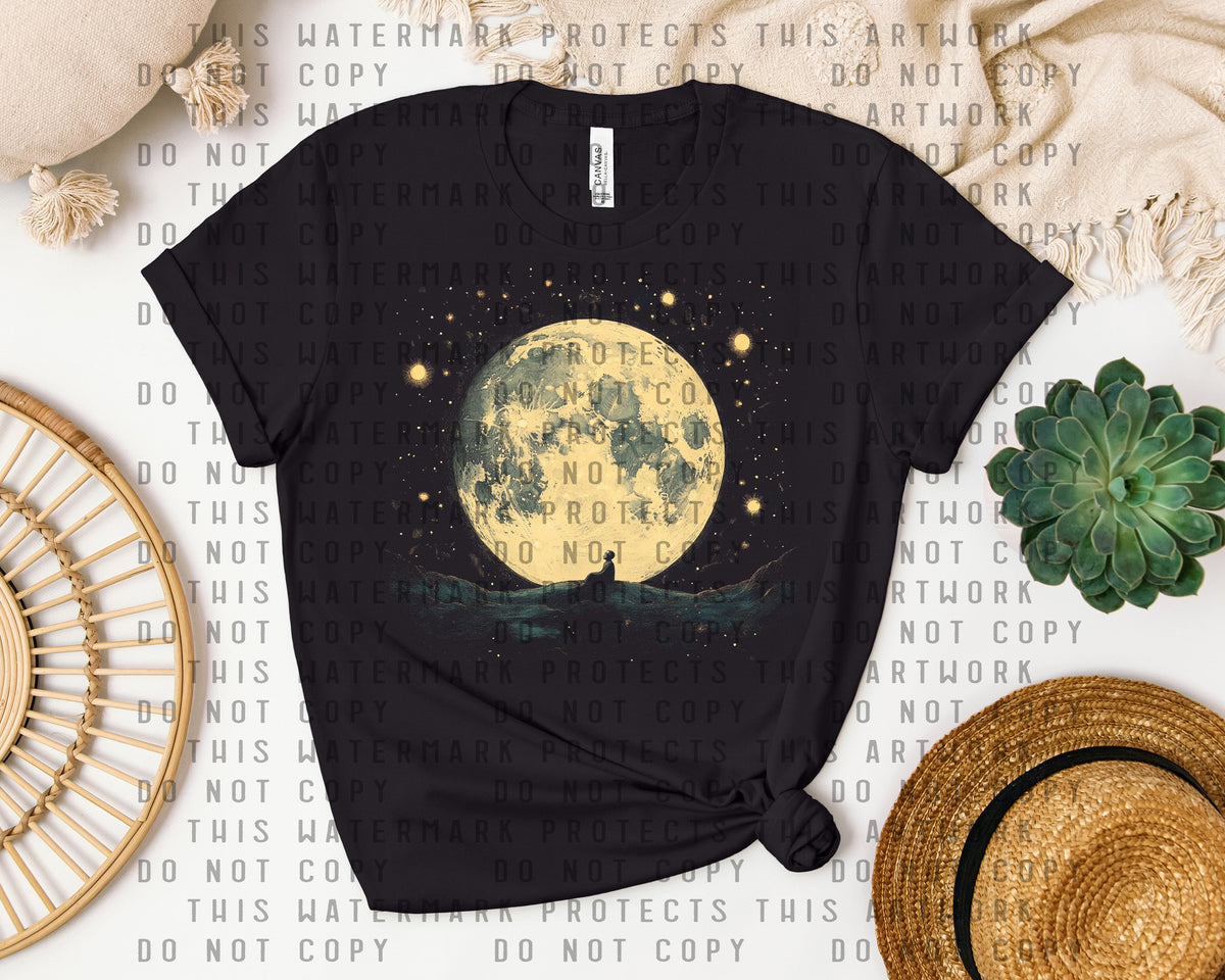 Dark World Moon Graphic Tee